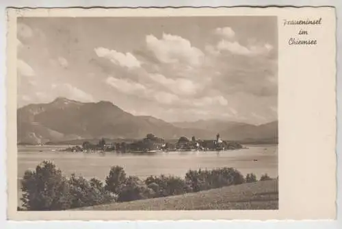 AK Fraueninsel im Chiemsee, ca. 1937, Keetman Photo / Photo-Verlag Xaver Stampfl