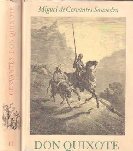 Buch: Don Quixote von la Mancha (2 Bände). Cervantes, 1966, Rütten & Loening