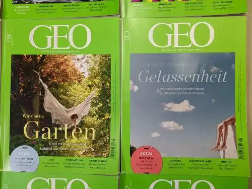 GEO Magazin Jahrgang 2020, Hefte 1-12 (komplett), Gaede, Gruner + Jahr