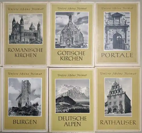 10 Bücher Unsere schöne Heimat: Rathäuser, Alpen, Museen, Bibliotheken, ...