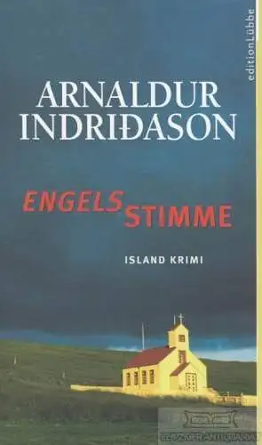 Buch: Engelsstimme, Indridason, Arnaldur. Edition Lübbe, 2002, Island Krimi