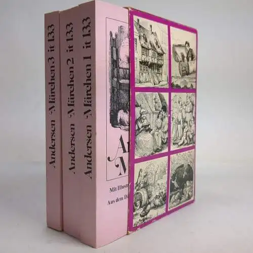 Buch: Märchen, Hans Christian Andersen, 2 Bände, 1975, Insel Taschenbuch 133