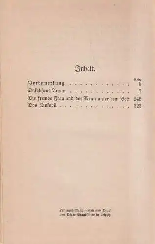 Buch: Onkelchens Traum und andere Humoresken, F. M. Dostojewskij, 1920, Piper