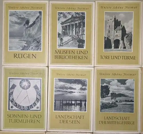22 Bücher Unsere schöne Heimat: Rügen, Sächsische Schweiz, Deutsche Alpen ...