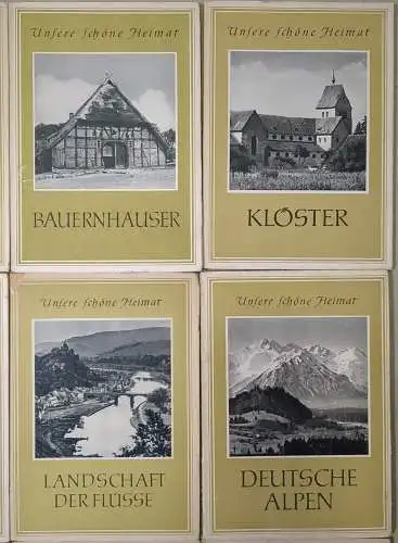 22 Bücher Unsere schöne Heimat: Rügen, Sächsische Schweiz, Deutsche Alpen ...