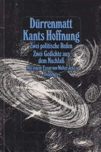 Buch: Kants Hoffnung, Dürrenmatt, Friedrich. 1991, Diogenes Verlag