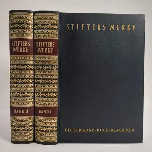 Buch: Adalbert Stifter Werke in zwei Bänden, Bergland Buch Klassiker, 2 Bände