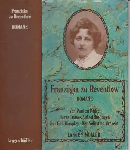 Buch: Romane. Reventlow, Franziska zu, 1976, Langen Müller Verlag, gebraucht gut