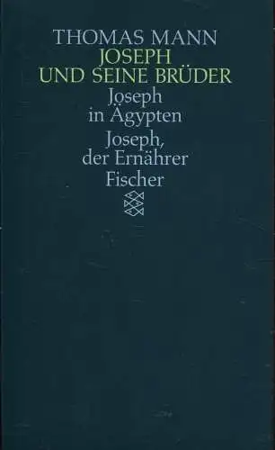 Buch: Joseph und seine Brüder 2, Mann, Thomas, 1990 Fischer Taschenbuch Verlag