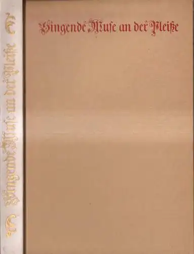 Buch: Singende Muse an der Pleiße, Sperontes, Deutscher Verlag für Musik, 1964