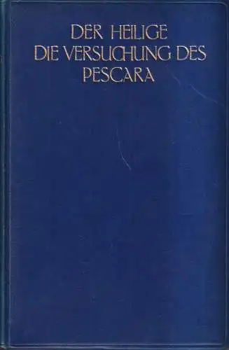 Buch: Der Heilige / Die Versuchung des Pescara, Conrad Ferdinand Meyer, Knaur