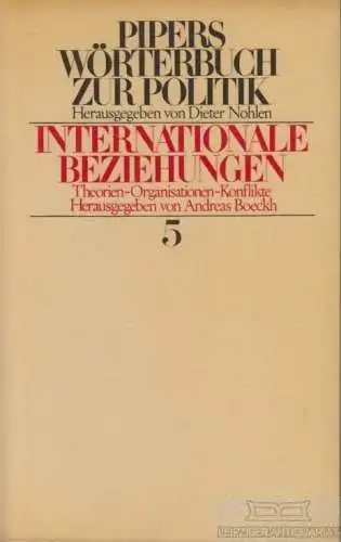 Buch: Pipers Wörterbuch zur Politik, Nohlen, Dieter. 1984, Piper Verlag