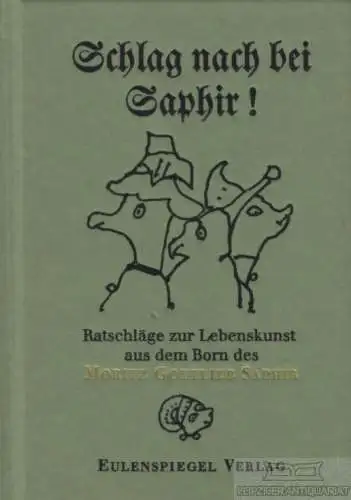 Buch: Schlag nach bei Saphir, Püschel, Walter. 1995, Eulenspiegel Verlag