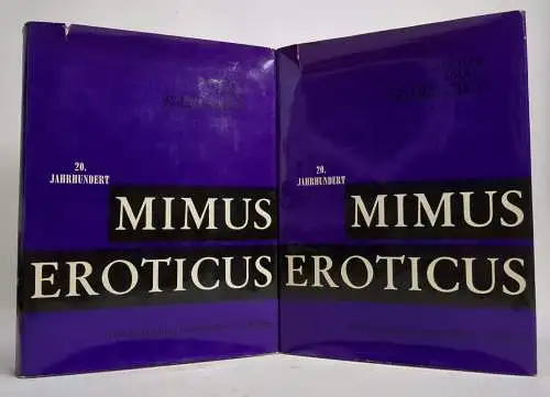 Buch: Mimus Eroticus, 20. Jahrhundert, Arthur Maria Rabenalt, 2 Bände, 1965