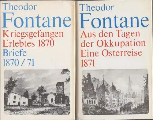 Buch: Wanderungen durch Frankreich. Band 1 und 2, Fontane, Theodor, 1984
