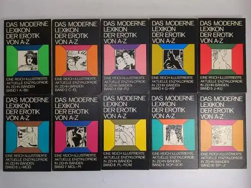 Buch: Das moderne Lexikon der Erotik von A-Z. Lo Duca, 10 Bände, K. Desch Verlag
