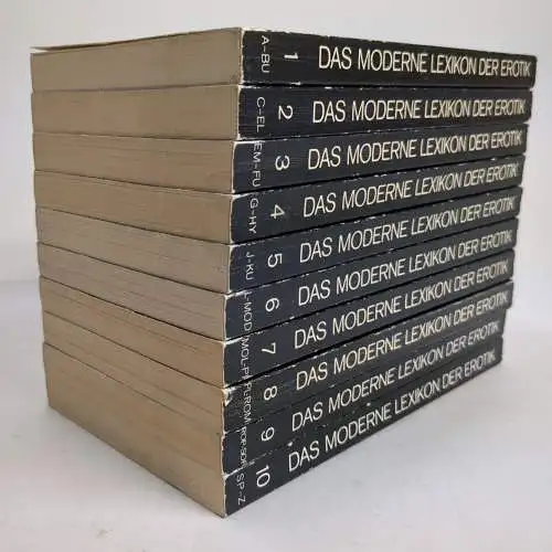 Buch: Das moderne Lexikon der Erotik von A-Z. Lo Duca, 10 Bände, K. Desch Verlag