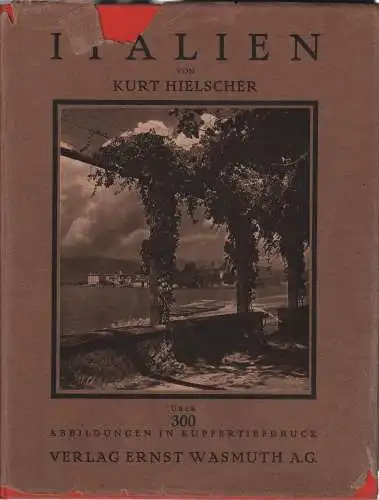 Buch: Italien, Hielscher, Kurt, 1925, Ernst-Wasmuth-Verlag, Orbis Terrarum