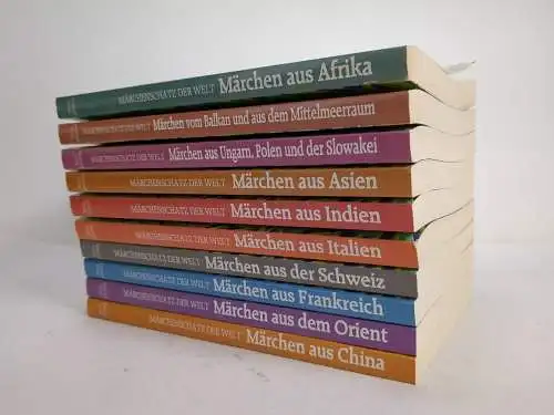 11 Bücher Märchenschatz der Welt: China, Orient, Frankreich, Schweiz, Italien...