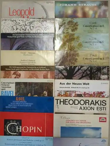 20 verschiedene Klassik Schallplatten 12" LP, Vinyl, Konvolut, Bundle, Corelli