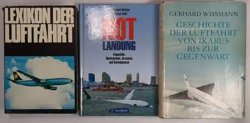 9 Bücher Luftfahrt, Flugzeuge, Fliegerei, Geschichte, Lexikon, Typenbuch ...
