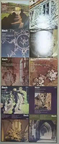 10x Johann Sebastian Bach Eterna Edition Schallplatten 12" LP, Klassik, V 337336