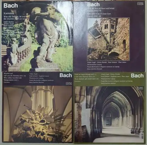 10x Johann Sebastian Bach Eterna Edition Schallplatten 12" LP, Klassik, V 337336
