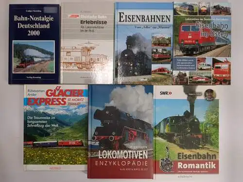 24 Bücher Eisenbahn, Lokomotiven, Dampflok, Typenkunde, Schweiz, USA, Geschichte