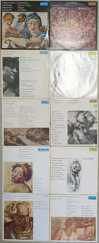 10x LP: Ludwig van Beethoven - Gesamtausgabe, Eterna, 10 Schallplatten, Vinyl