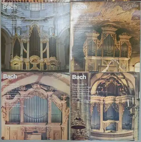 10x Johann Sebastian Bach Eterna Edition Schallplatten 12" LP, Kantaten, Orgel