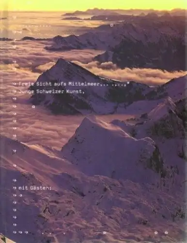 Buch: Freie Sicht aufs Mittelmeer, Curiger, Bice u.a. 1998, Scalo Verlag