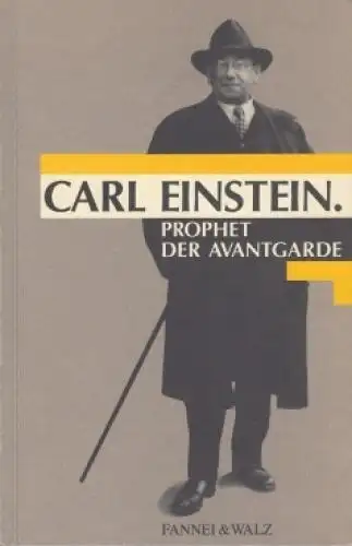 Buch: Carl Einstein, Siebenhaar, Klaus. 1991, Fannei & Walz Verlag