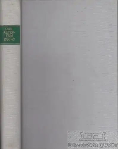 Das Altertum, Irmscher, Johannes. 2 in 1 Bände, 1960 ff, Akademie Verlag