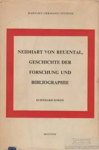 Buch: Neidhart von Reuental, Geschichte der Forschung und Bibliographie, Simon
