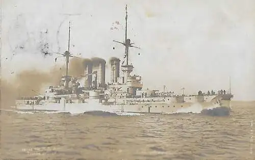 AK MS Braunschweig. ca. 1908, Schifffahrt, Postkarte, gebraucht, gut