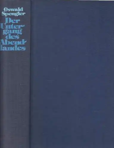 Buch: Der Untergang des Abendlandes, Spengler, Oswald, Bertelsmann Verlag