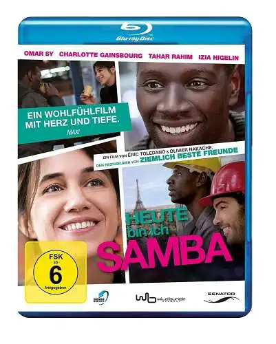 Blu-ray: Heute bin ich Samba, 2015, Omar Sy, Charlotte Gainsbourg, Tahar Rahim
