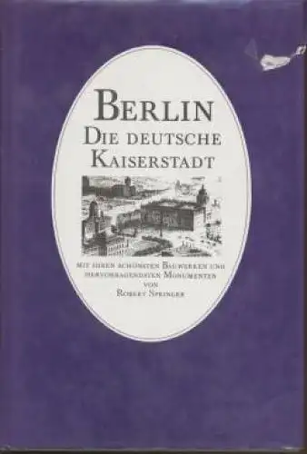 Buch: Berlin, Springer, Robert. 1988, Zentralantiquariat, gebraucht, gut