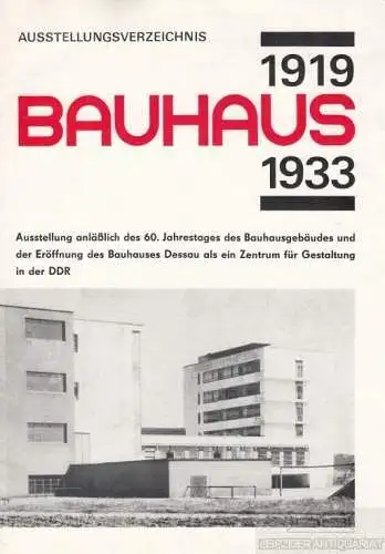 Buch: Bauhaus 1919-1933, Siebenbrodt, Michael. 1987, Druckhaus Freiheit