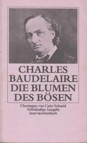 Buch: Die Blumen des Bösen, Baudelaire, Charles, 1976, Insel Verlag