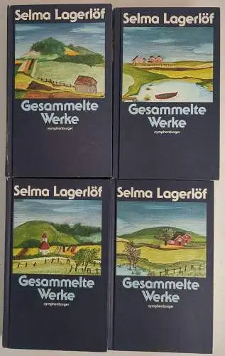 Buch: Selma Lagerlöf - Gesammelte Werke Band 1, 2, 4, 5 (ohne Band 3), 4 Bände