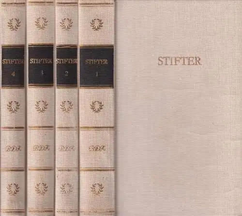 Buch: Werke in vier Bänden, Stifter, Adalbert. 4 Bände, 1981, Aufbau, BDK