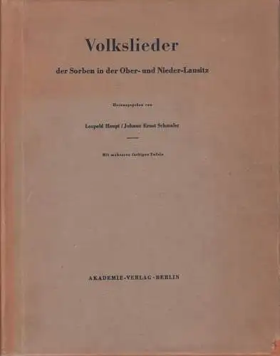 Buch: Volkslieder, Schmaler, Johann Ernst u.a. (Hrsg.), 1953, gebraucht, gut