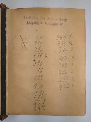 Buch: Schauenburgs Allgemeines Deutsches Kommersbuch, Silcher / Lahr, 1888