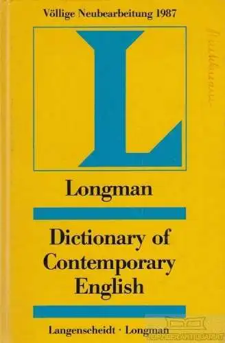 Buch: Longman Dictionary of Contemporary English, Summers, Della u.a. 1987