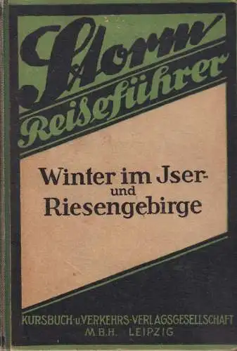 Buch: Winter im Riesen- und Isergebirge, Dressler, Walther, 1925, gebraucht, gut