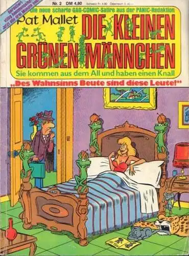 Buch: Die kleinen Grünen Männchen, Mallet, Pat. GAG-Comic Album Nr, 1984