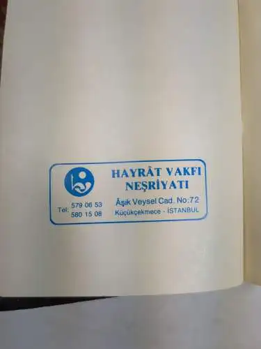 Buch: Koran, Hayrat Vakfi Nesriyati, Istanbul, Arabisch, gebraucht, gut