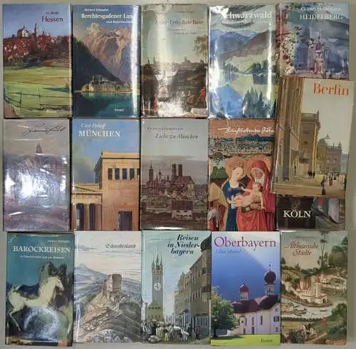 16 Bücher Prestel Landschaftsbücher Deutschland: Köln, Hessen, München, Berlin..