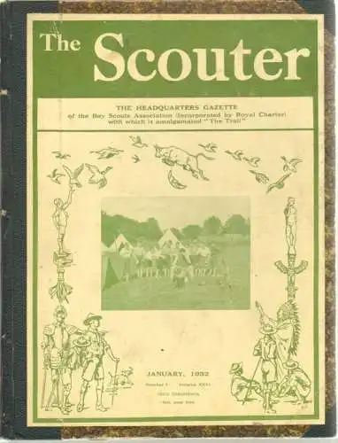 The Scouter, Volume XXVI, 1932. 1932, The Boy Scouts Association, gebraucht, gut